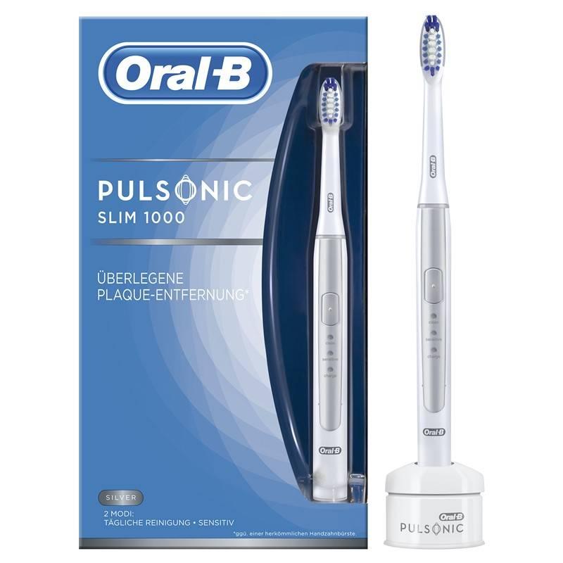 Zubní kartáček Oral-B Pulsonic SLIM 1000 bílý, Zubní, kartáček, Oral-B, Pulsonic, SLIM, 1000, bílý