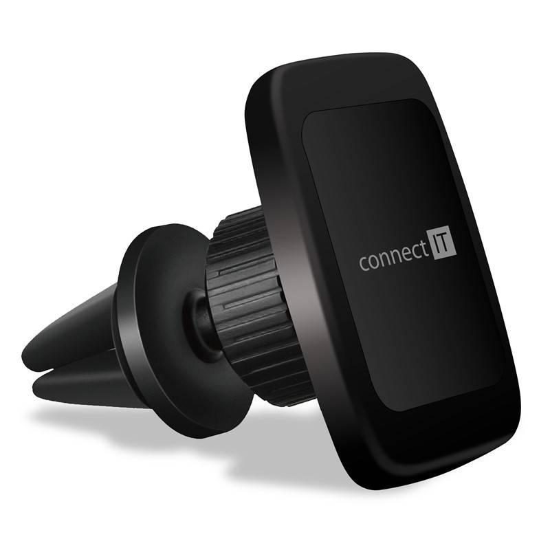 Držák na mobil Connect IT InCarz 6Strong360, magnetický, do mřížky černý