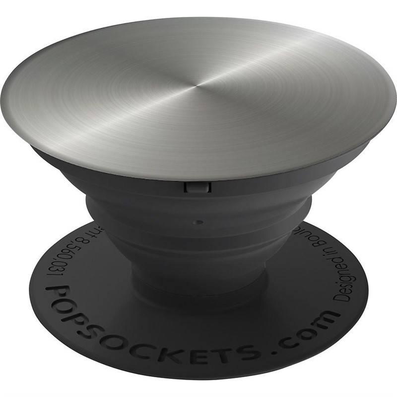 Držák na mobil PopSockets Faux Silver