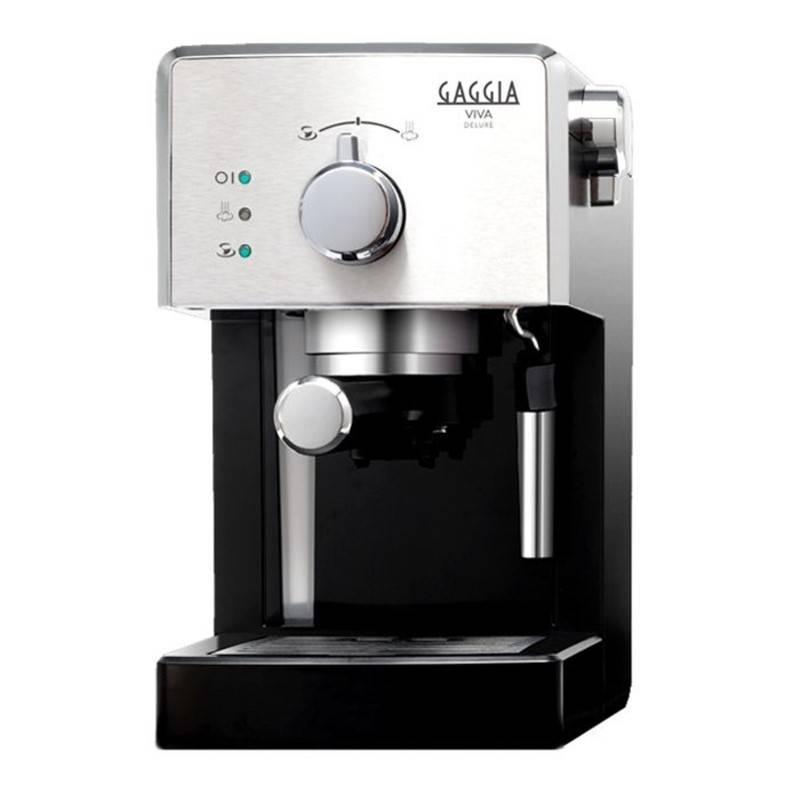 Espresso Gaggia Viva Deluxe černé chrom, Espresso, Gaggia, Viva, Deluxe, černé, chrom