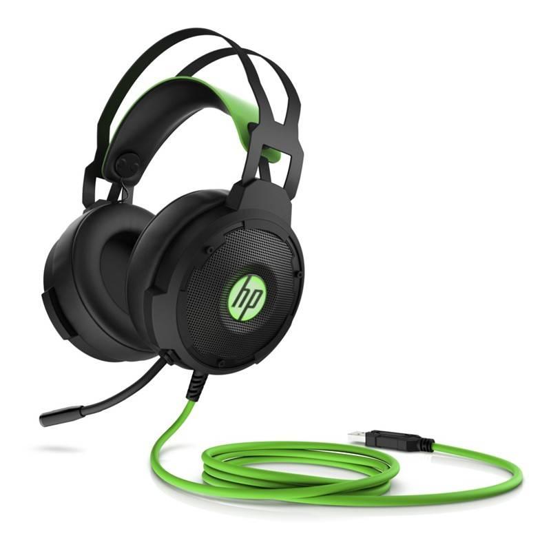 Headset HP Gaming 600 černý zelený