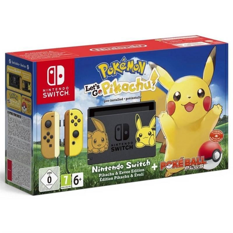 Herní konzole Nintendo SWITCH Pokémon: Let's Go Pikachu Pokéball, Herní, konzole, Nintendo, SWITCH, Pokémon:, Let's, Go, Pikachu, Pokéball