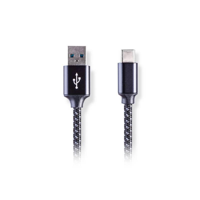 Kabel AQ USB USB-C, 1m černý