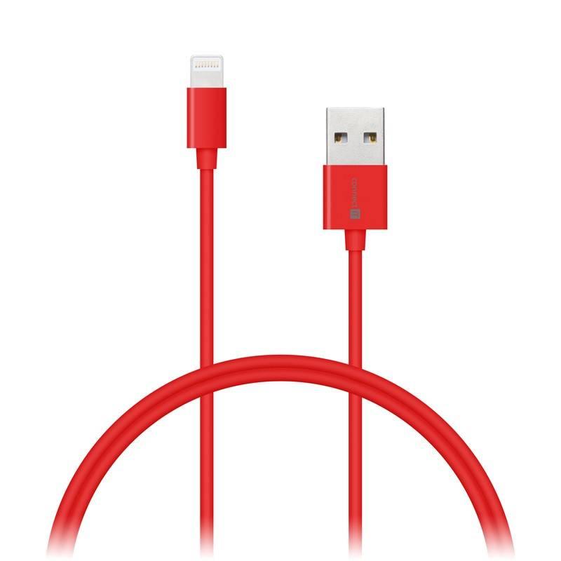 Kabel Connect IT Wirez USB Lightning, 1m červený