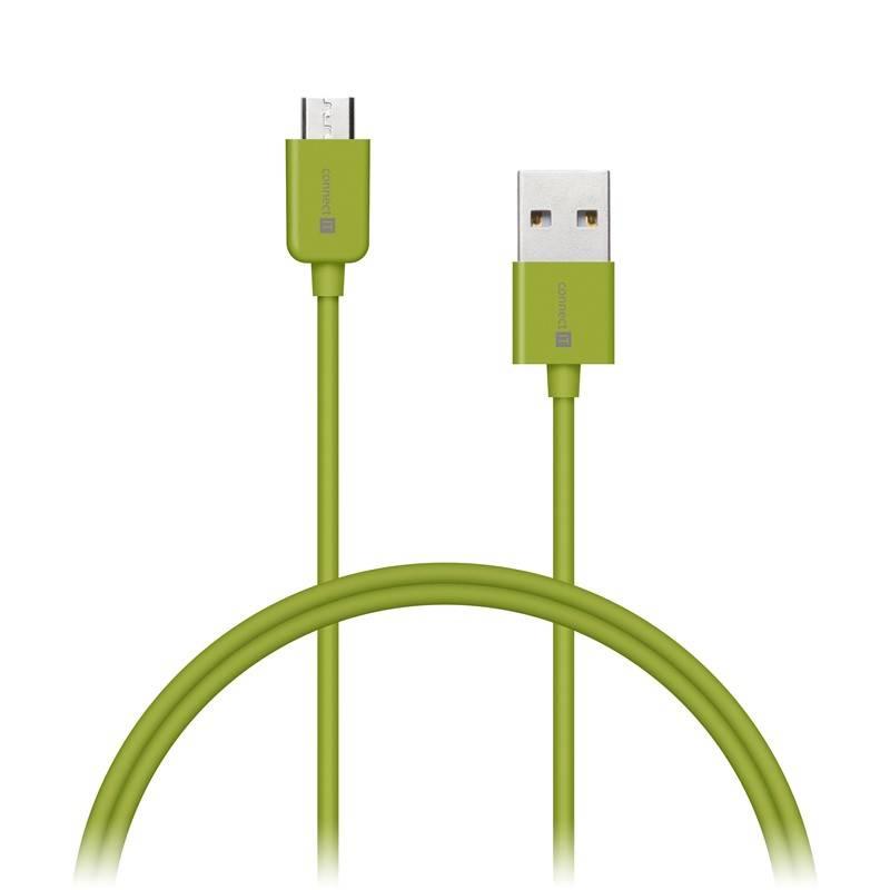 Kabel Connect IT Wirez USB micro USB, 1m zelený, Kabel, Connect, IT, Wirez, USB, micro, USB, 1m, zelený