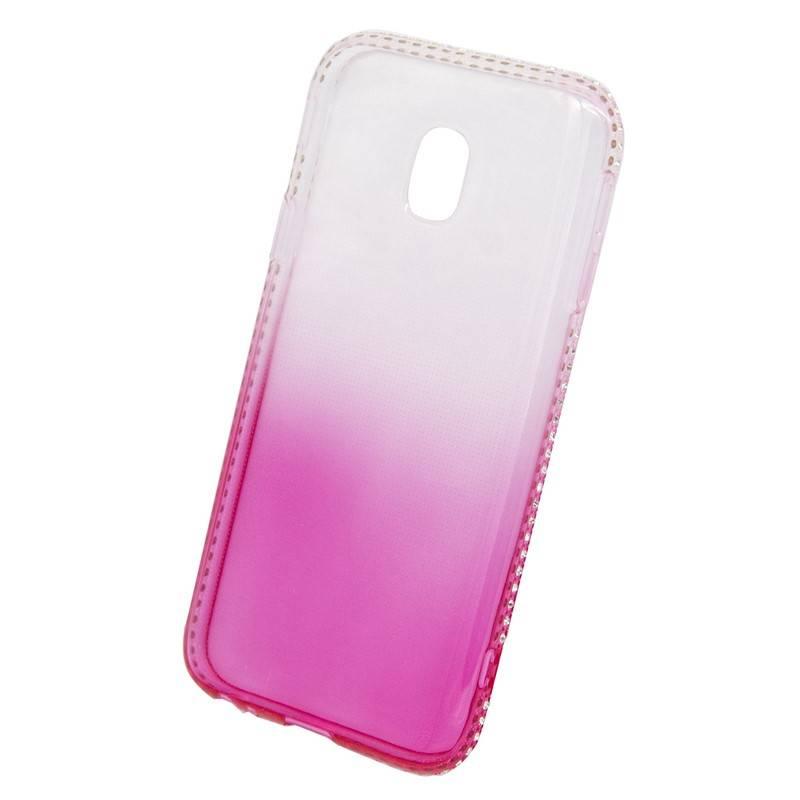 Kryt na mobil Beeyo Diamond Frame pro Samsung Galaxy J3 růžový