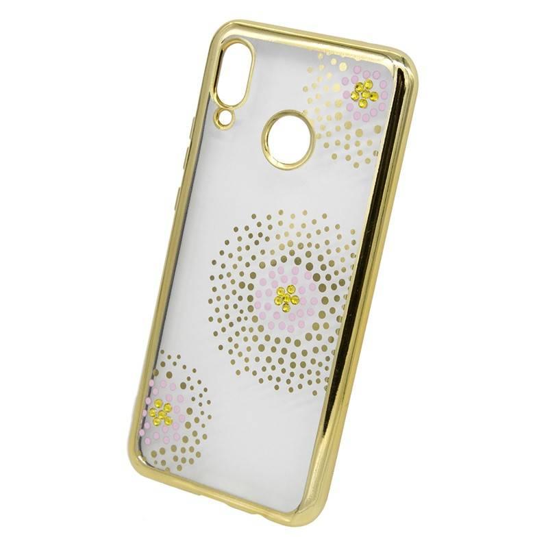 Kryt na mobil Beeyo Flower Dots pro Honor 8X zlatý