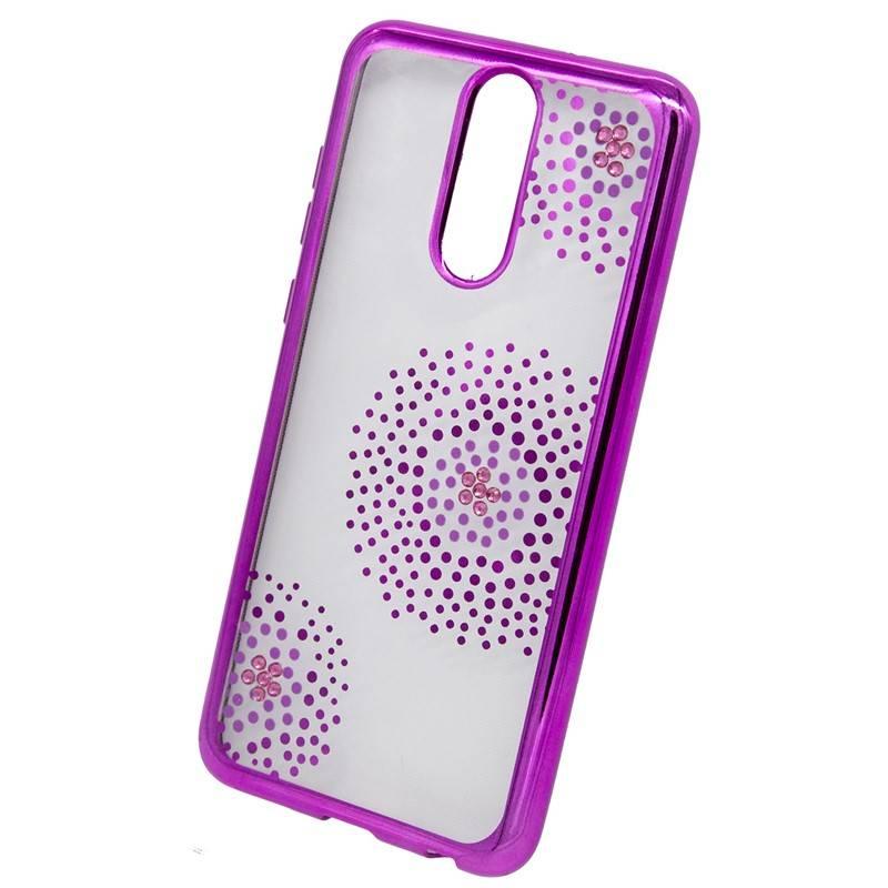 Kryt na mobil Beeyo Flower Dots pro Huawei Mate 10 Lite růžový