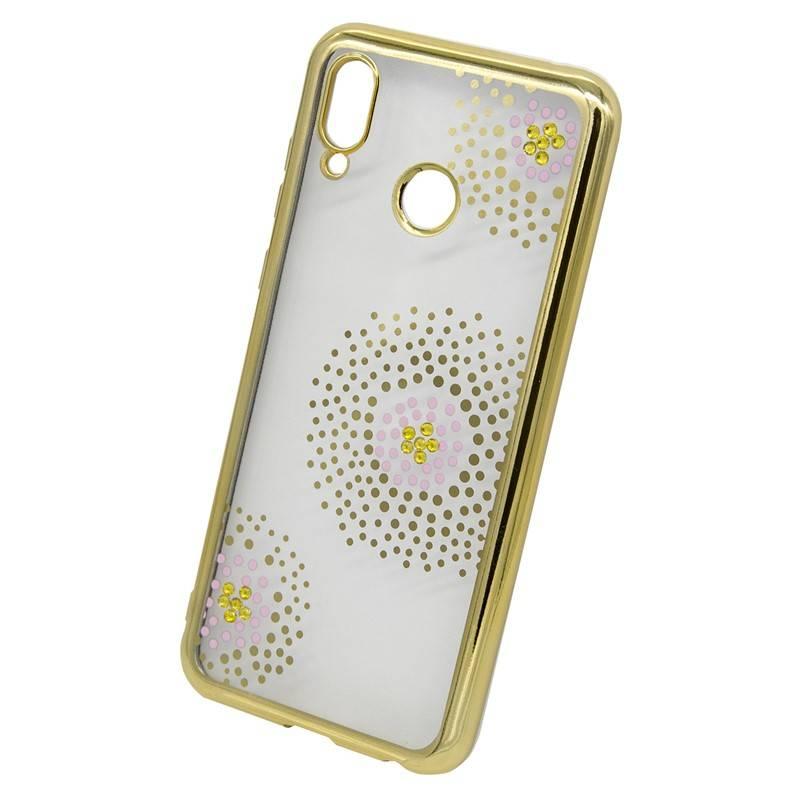 Kryt na mobil Beeyo Flower Dots pro Huawei Nova 3i zlatý