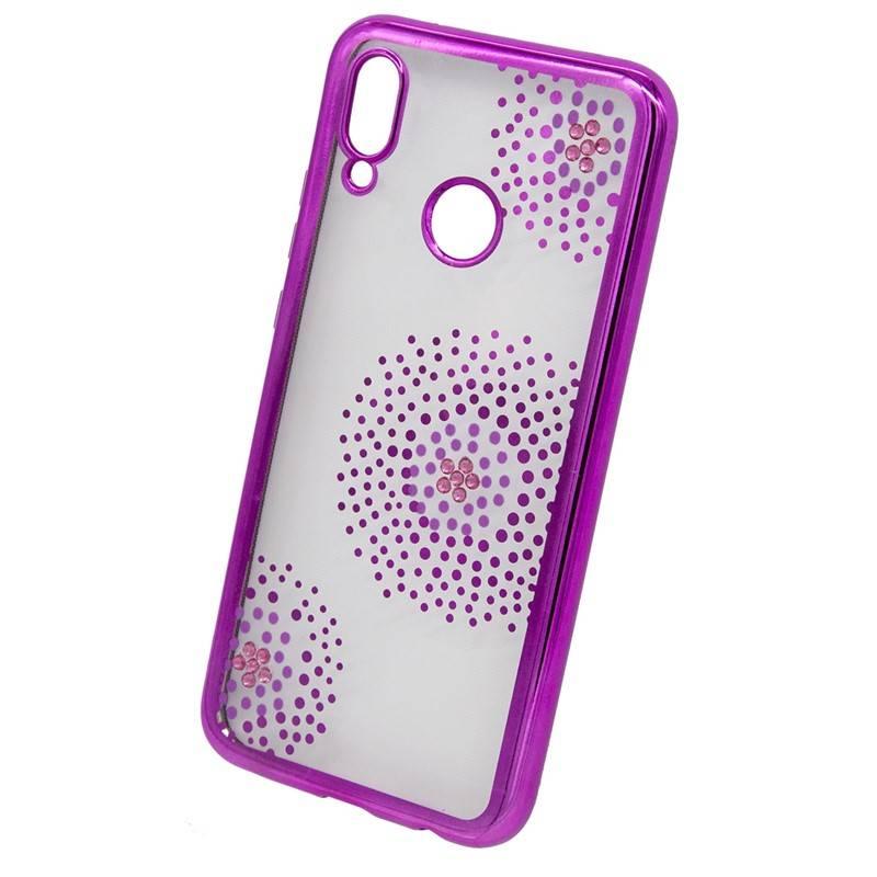 Kryt na mobil Beeyo Flower Dots pro Huawei P20 Lite růžový