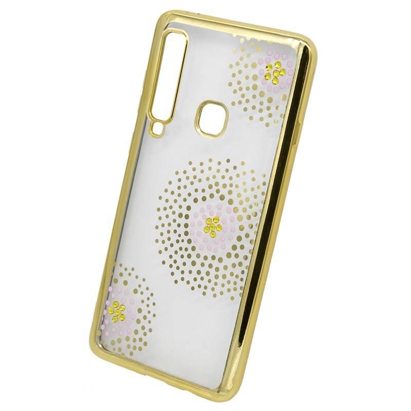 Kryt na mobil Beeyo Flower Dots pro Samsung Galaxy A9 zlatý