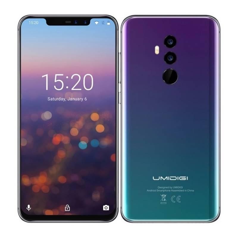 Mobilní telefon UMIDIGI Z2 Special Edition Dual SIM zelený fialový