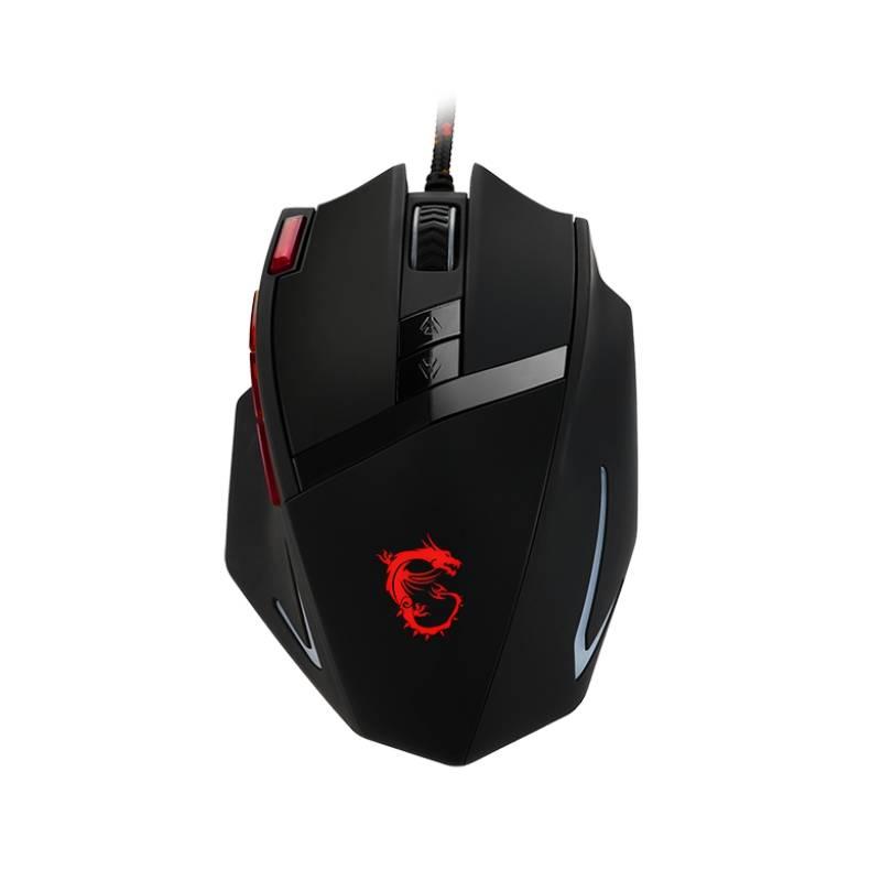 Myš MSI Interceptor DS200 Gaming černá, Myš, MSI, Interceptor, DS200, Gaming, černá