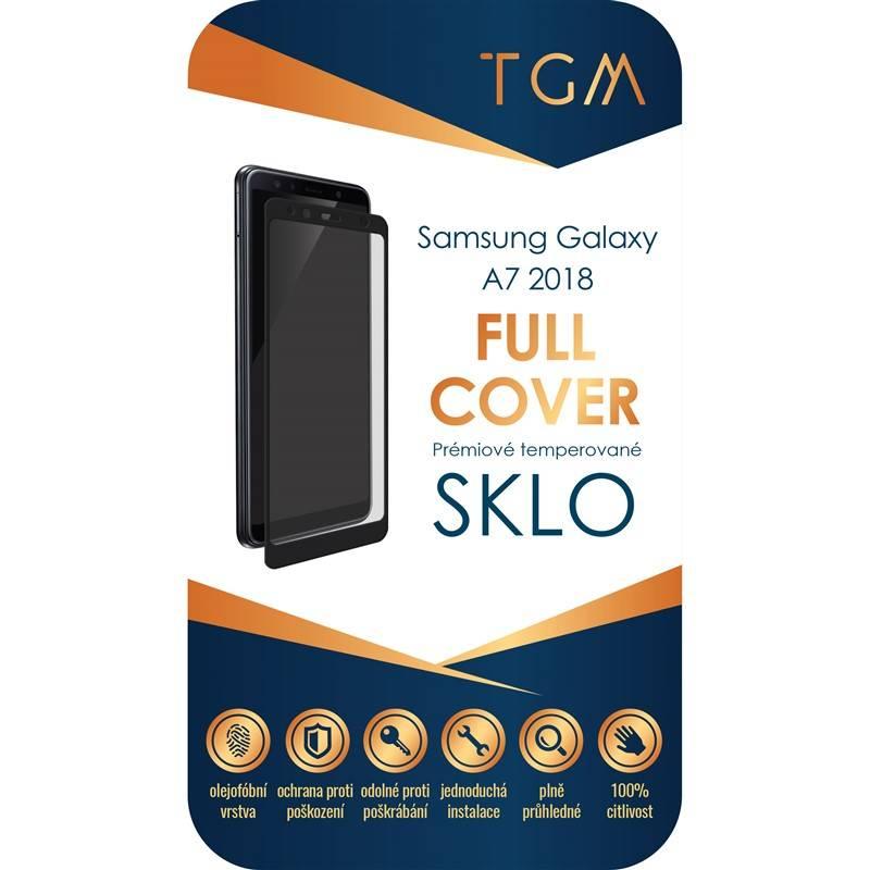 Ochranné sklo TGM Full Cover pro Samsung Galaxy A7 černé