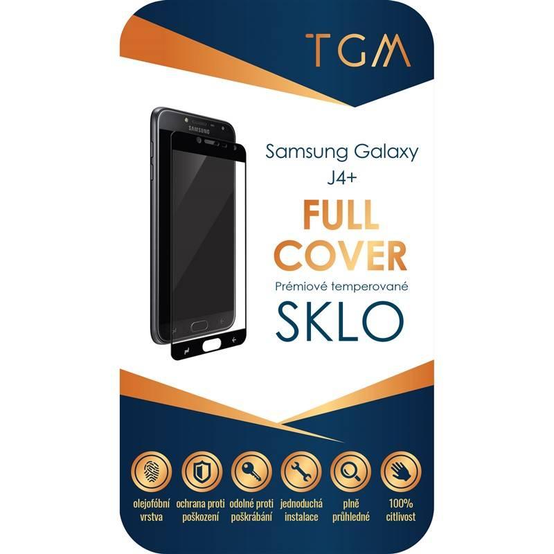 Ochranné sklo TGM Full Cover pro Samsung Galaxy J4 černé, Ochranné, sklo, TGM, Full, Cover, pro, Samsung, Galaxy, J4, černé