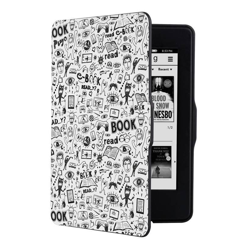 Pouzdro pro čtečku e-knih Connect IT Doodle pro Amazon Kindle Paperwhite bílé