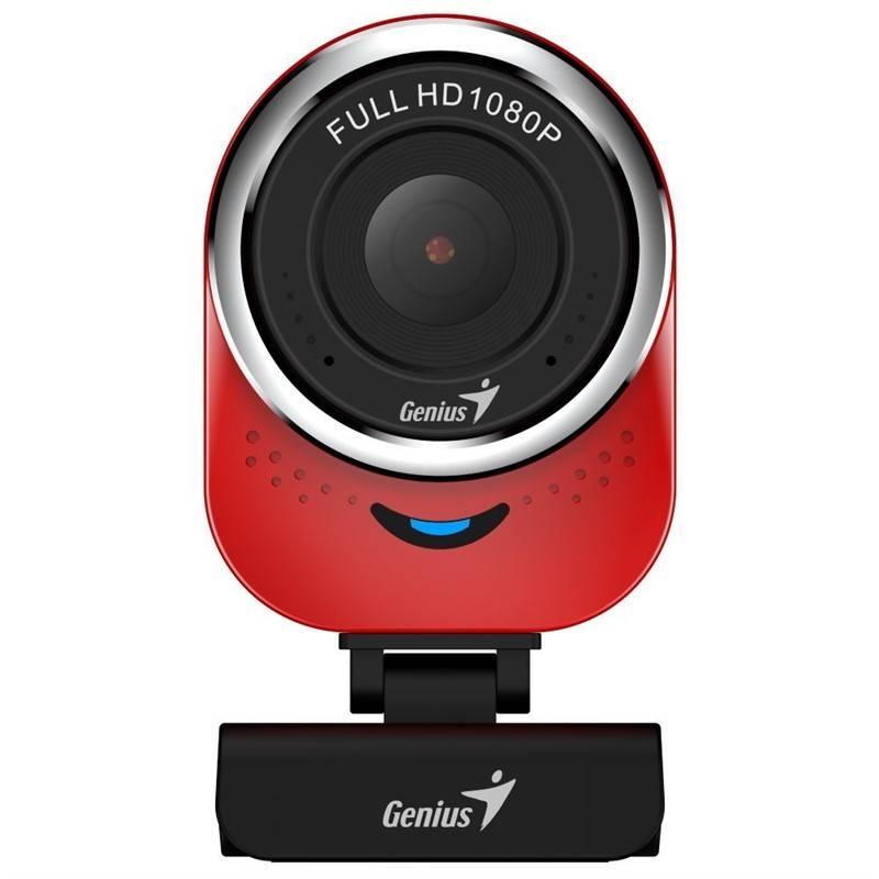 Webkamera Genius QCam 6000, Full HD červená, Webkamera, Genius, QCam, 6000, Full, HD, červená