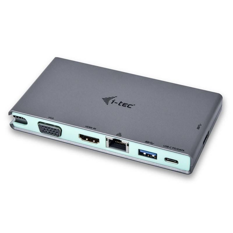 Dokovací stanice i-tec USB-C, 4K HDMI, VGA