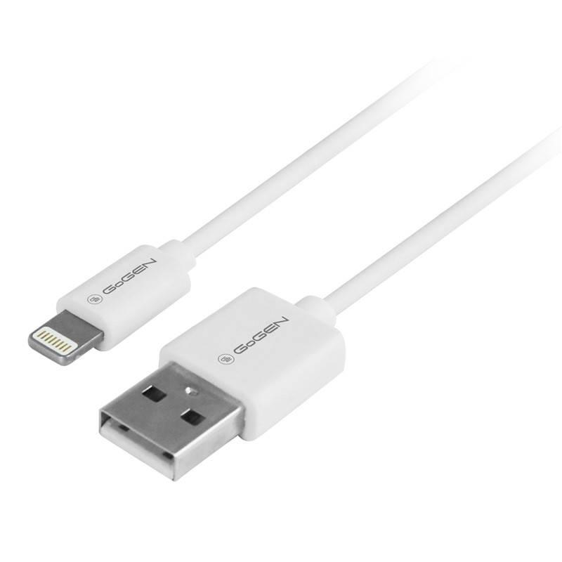 Kabel GoGEN USB lightning, 2m bílý