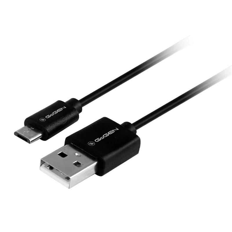 Kabel GoGEN USB micro USB, 0,5m černý, Kabel, GoGEN, USB, micro, USB, 0,5m, černý