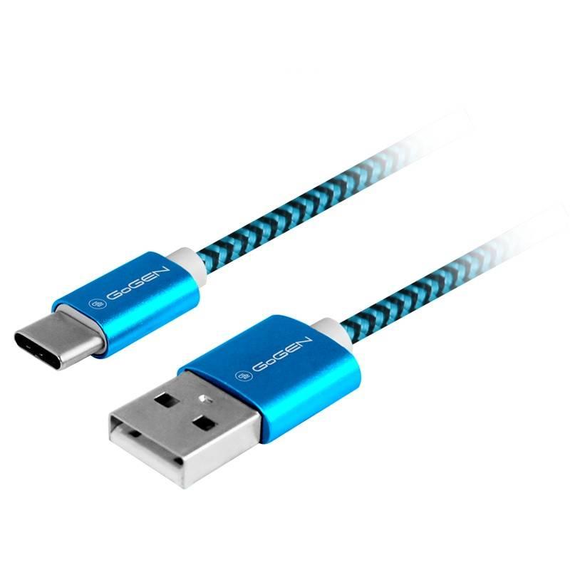 Kabel GoGEN USB USB-C, 1m, opletený
