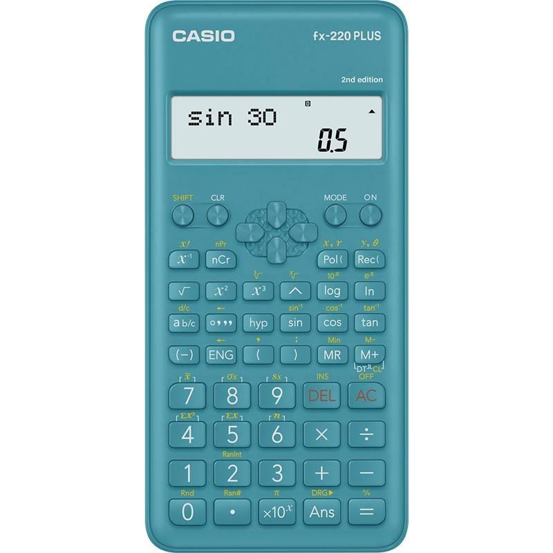 Kalkulačka Casio FX 220 PLUS 2E modrá, Kalkulačka, Casio, FX, 220, PLUS, 2E, modrá