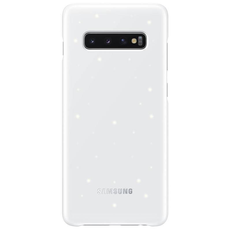 Kryt na mobil Samsung LED pro Galaxy S10 bílý