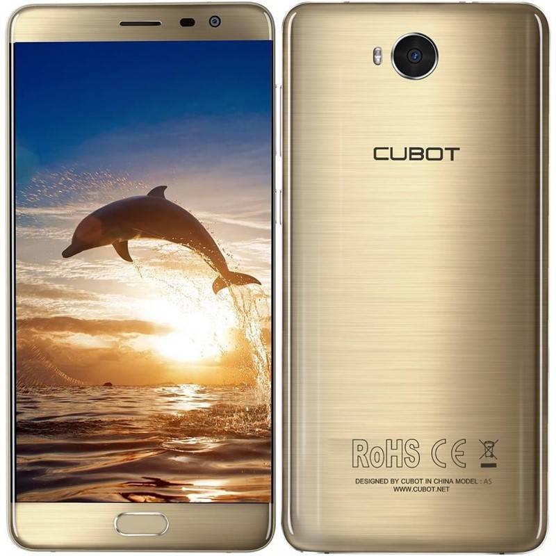 Mobilní telefon CUBOT A5 Dual SIM zlatý, Mobilní, telefon, CUBOT, A5, Dual, SIM, zlatý
