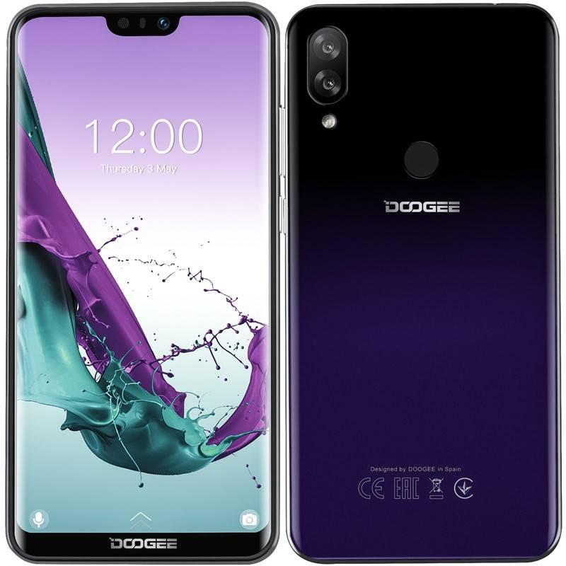 Mobilní telefon Doogee Y7 fialový