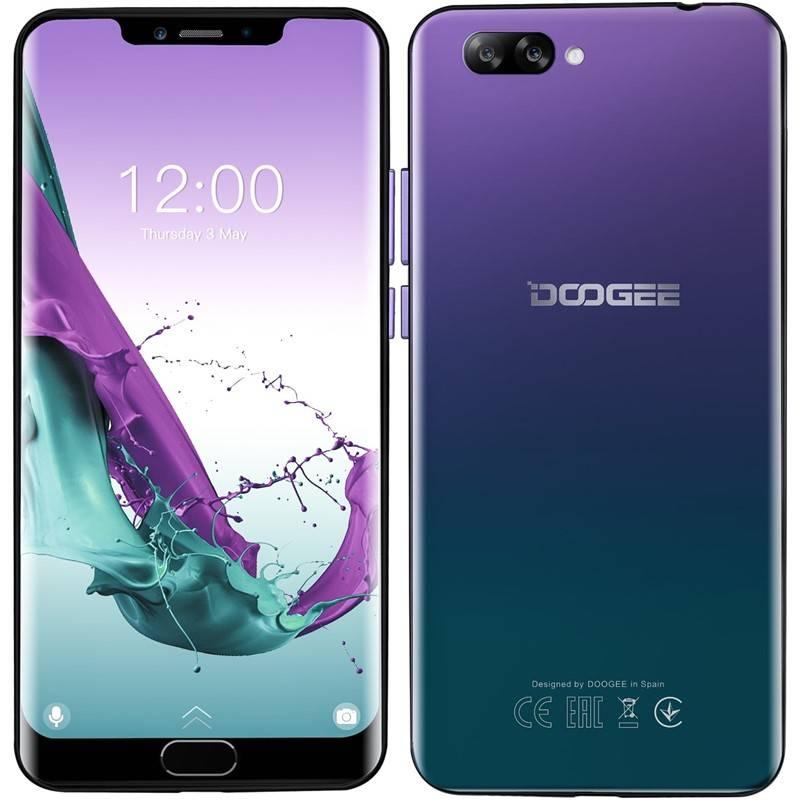 Mobilní telefon Doogee Y7 Plus modrý
