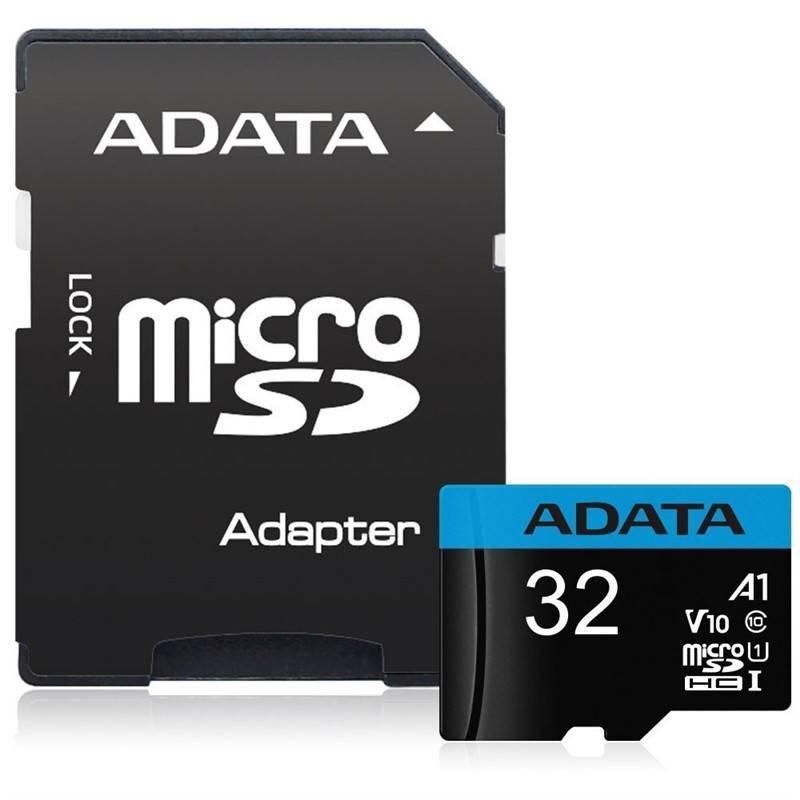 Paměťová karta ADATA Premier Micro SDHC 32GB UHS-I adaptér, Paměťová, karta, ADATA, Premier, Micro, SDHC, 32GB, UHS-I, adaptér