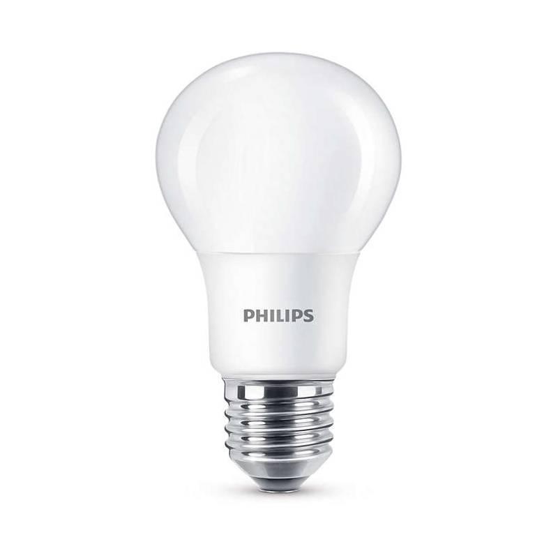 Žárovka LED Philips klasik, 8W, E27, teplá bílá