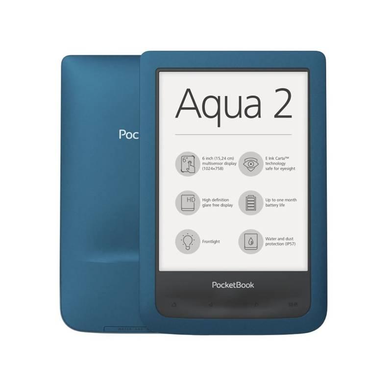 Čtečka e-knih Pocket Book 641 Aqua 2 modrá, Čtečka, e-knih, Pocket, Book, 641, Aqua, 2, modrá