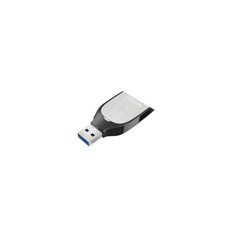 Čtečka paměťových karet Sandisk Extreme PRO, USB 3.0 černá stříbrná, Čtečka, paměťových, karet, Sandisk, Extreme, PRO, USB, 3.0, černá, stříbrná