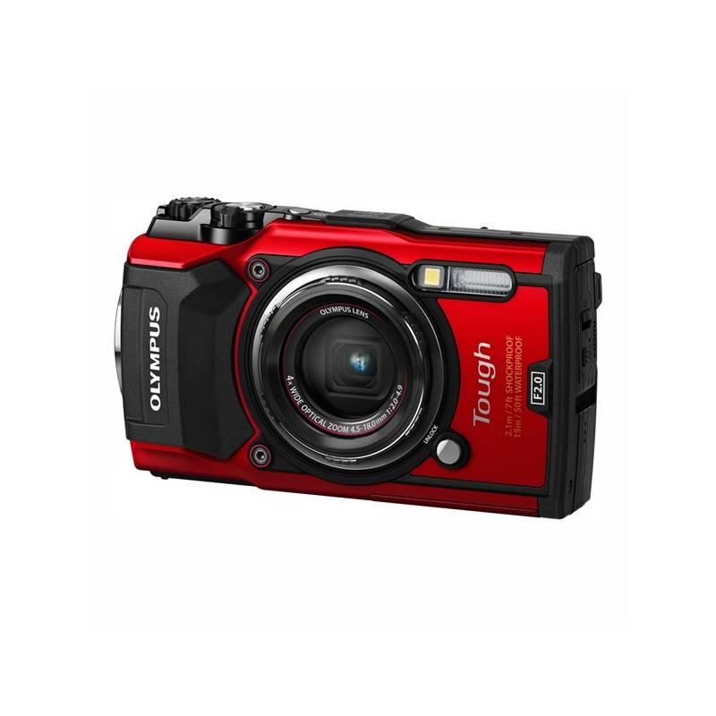 Digitální fotoaparát Olympus TG-5 červený, Digitální, fotoaparát, Olympus, TG-5, červený
