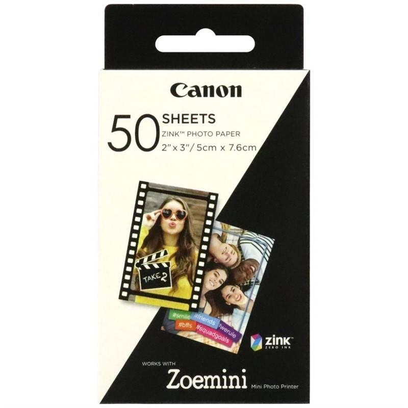 Fotopapír Canon ZP-2030, 50x76 mm, 50 ks, pro Zoemini, Fotopapír, Canon, ZP-2030, 50x76, mm, 50, ks, pro, Zoemini