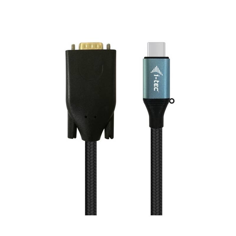 Kabel i-tec USB-C VGA, 1,5m černý