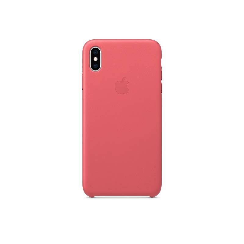 Kryt na mobil Apple Leather Case pro iPhone Xs - pivoňkově růžový, Kryt, na, mobil, Apple, Leather, Case, pro, iPhone, Xs, pivoňkově, růžový