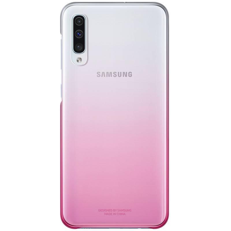 Kryt na mobil Samsung Gradation Cover pro A50 růžový