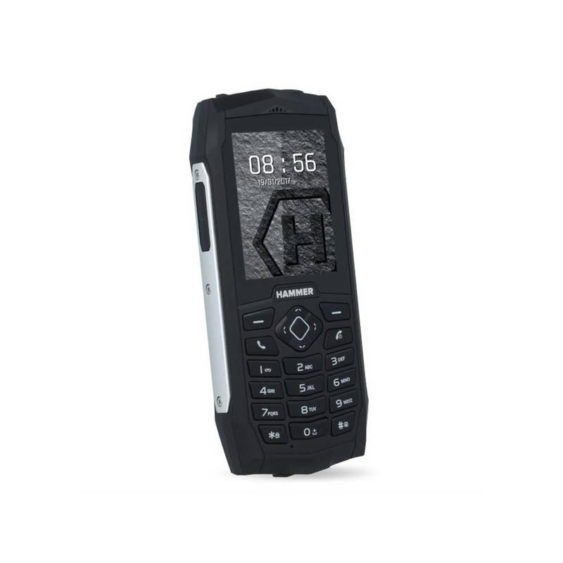 Mobilní telefon myPhone HAMMER 3 Dual SIM stříbrný