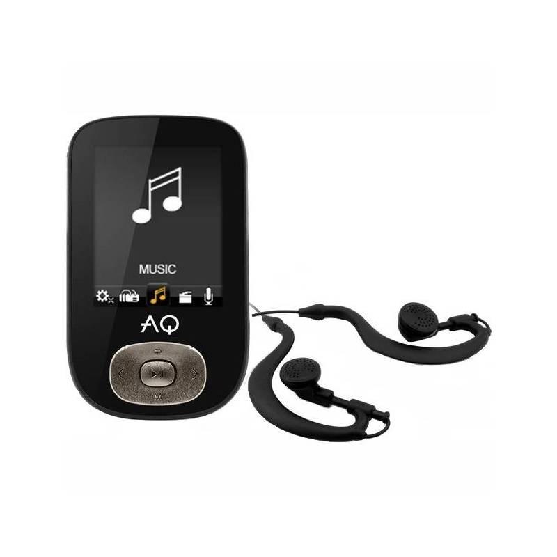 MP3 přehrávač AQ MP03 černý