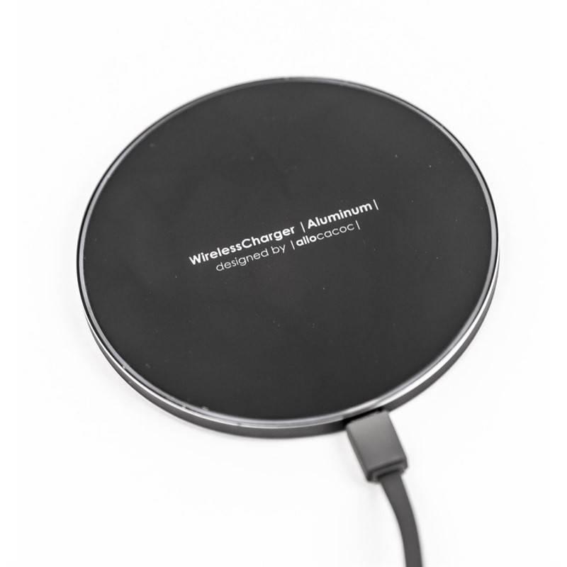 Nabíjecí podložka Powercube Wireless Charger Aluminum černá, Nabíjecí, podložka, Powercube, Wireless, Charger, Aluminum, černá