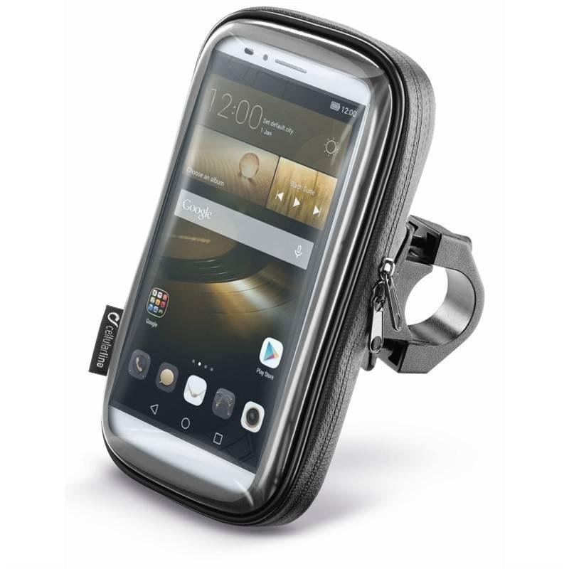 Pouzdro na mobil sportovní Interphone pro mobily s uhlopříčkou 6,0", na řídítka černé