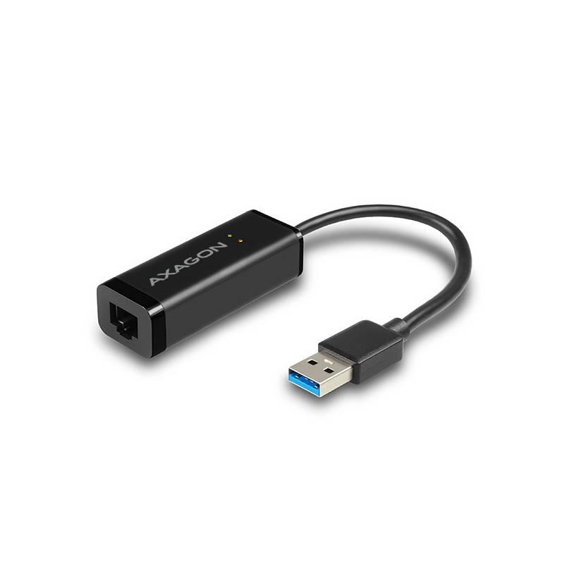 Redukce Axagon USB 3.0 RJ45 černá, Redukce, Axagon, USB, 3.0, RJ45, černá