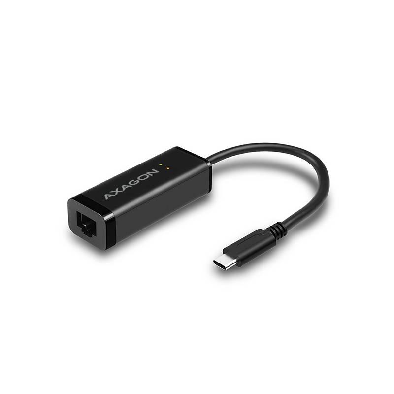 Redukce Axagon USB-C RJ45 černá, Redukce, Axagon, USB-C, RJ45, černá