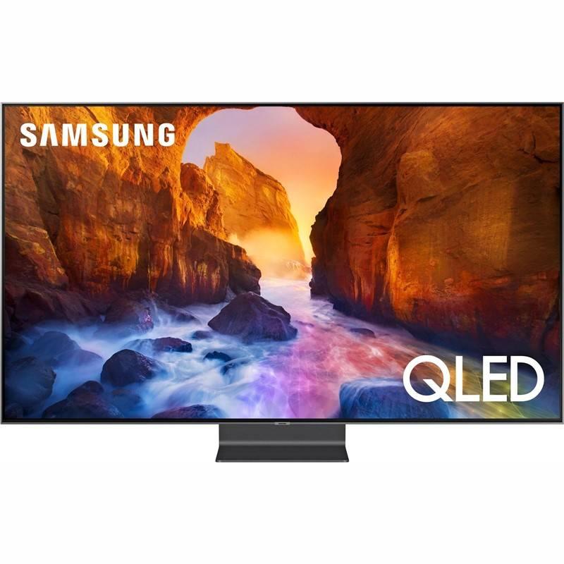 Televize Samsung QE65Q90RA stříbrná, Televize, Samsung, QE65Q90RA, stříbrná