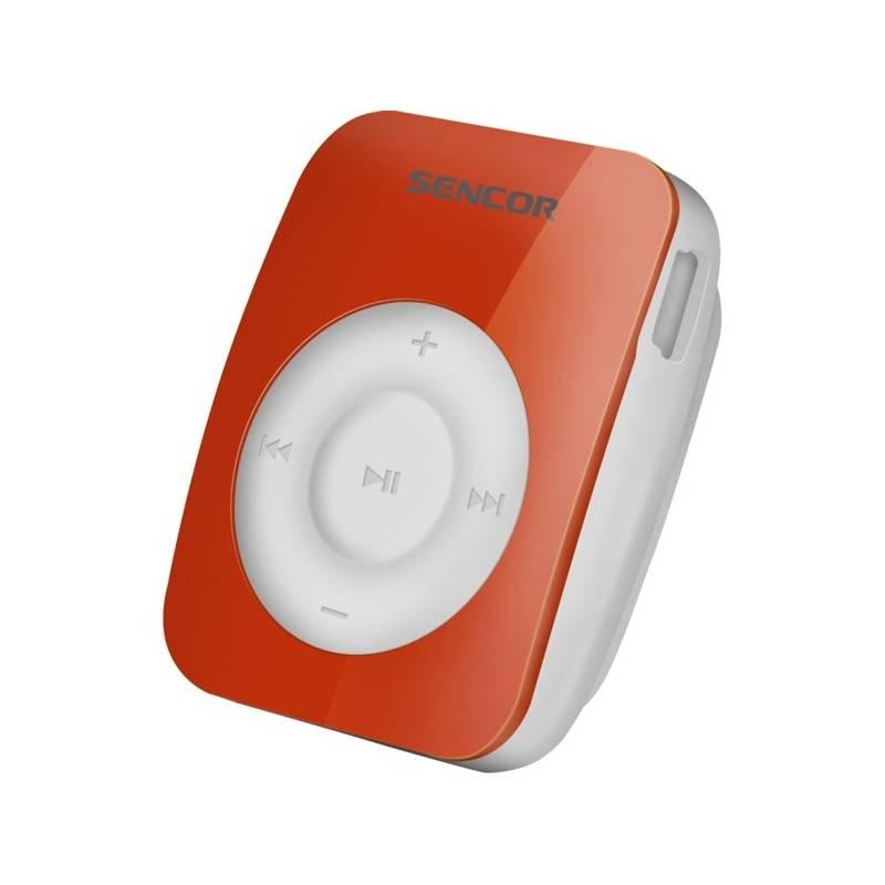 MP3 přehrávač Sencor SFP 1360 GN 4GB červený