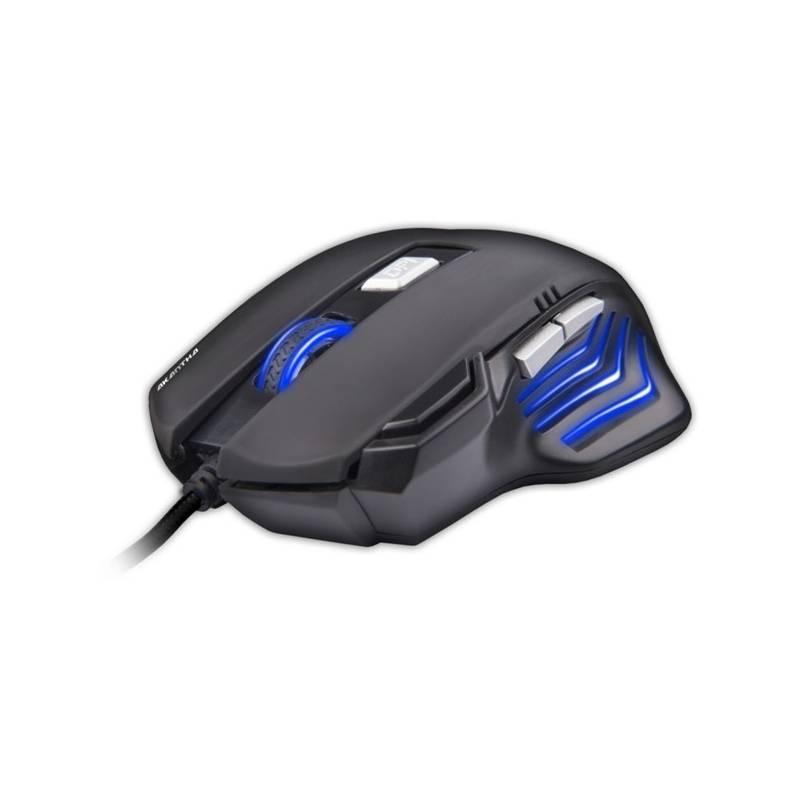 Myš C-Tech Empusa černá modrá
