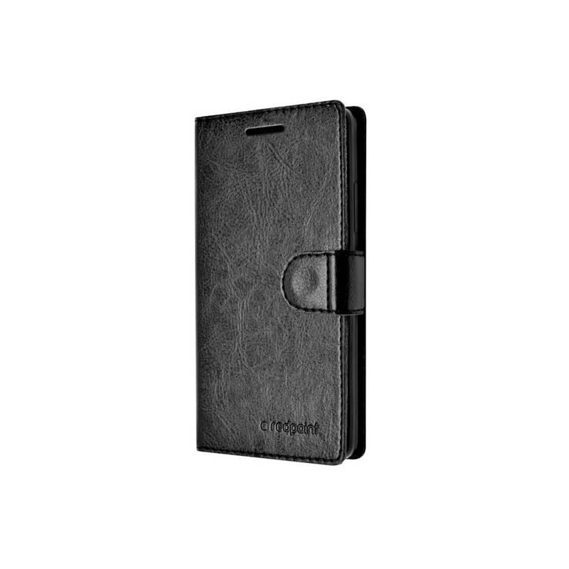 Pouzdro na mobil flipové FIXED FIT pro Lenovo Vibe K5 K5 Plus černá barva