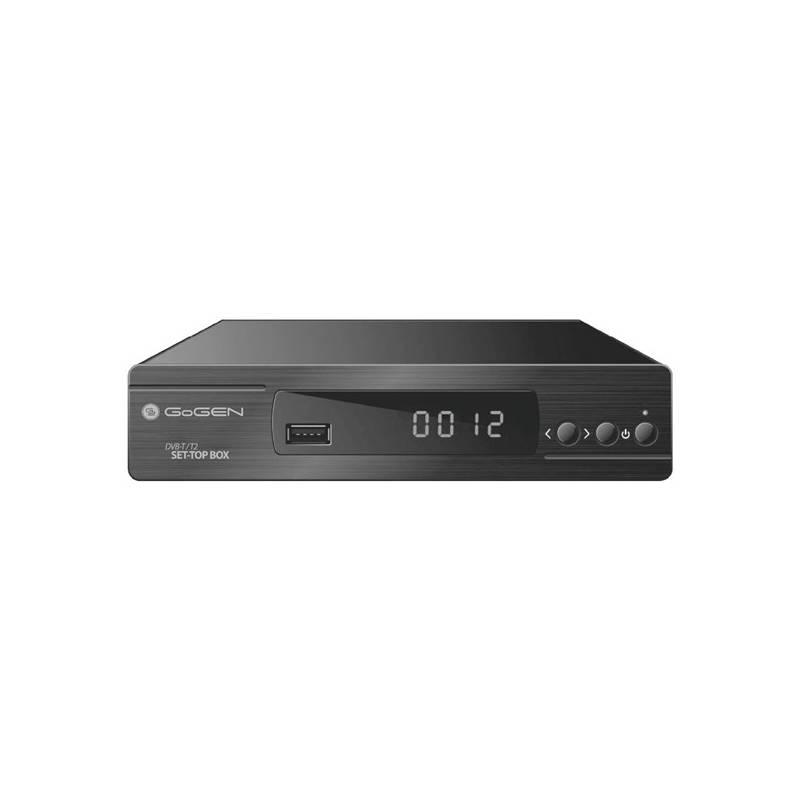 Set-top box GoGEN DVB168T2PVR černý, Set-top, box, GoGEN, DVB168T2PVR, černý